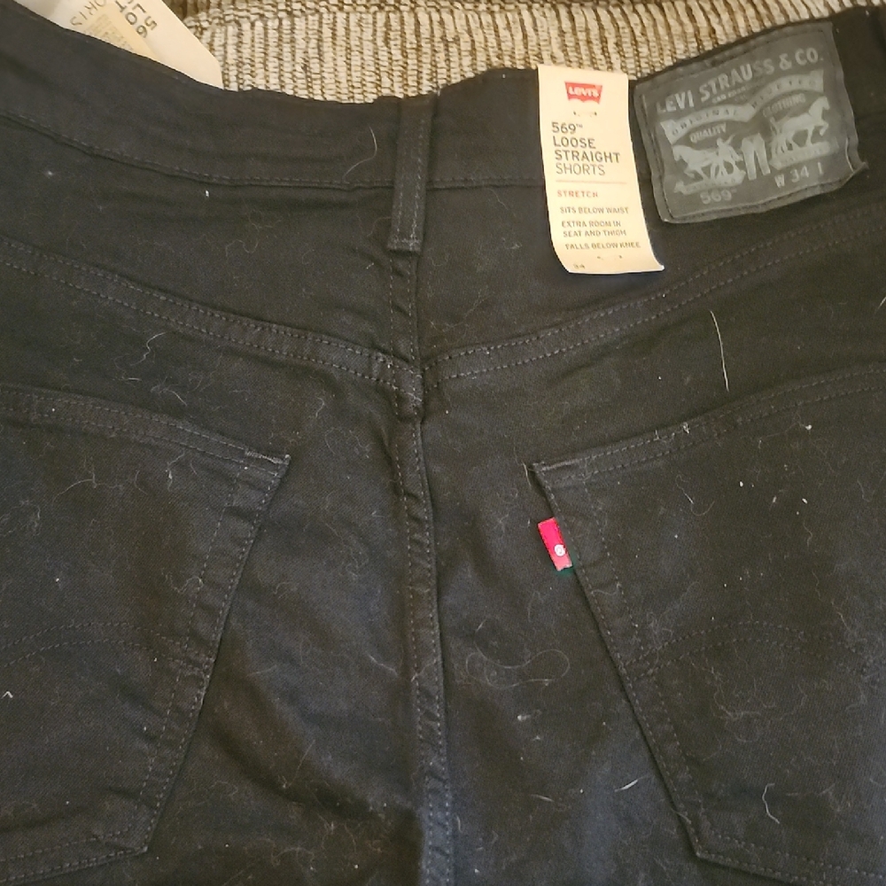 Levi's Black Denim Shorts